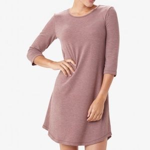 NWT Lolë Downtown tunic dress in maraschino heather size M
